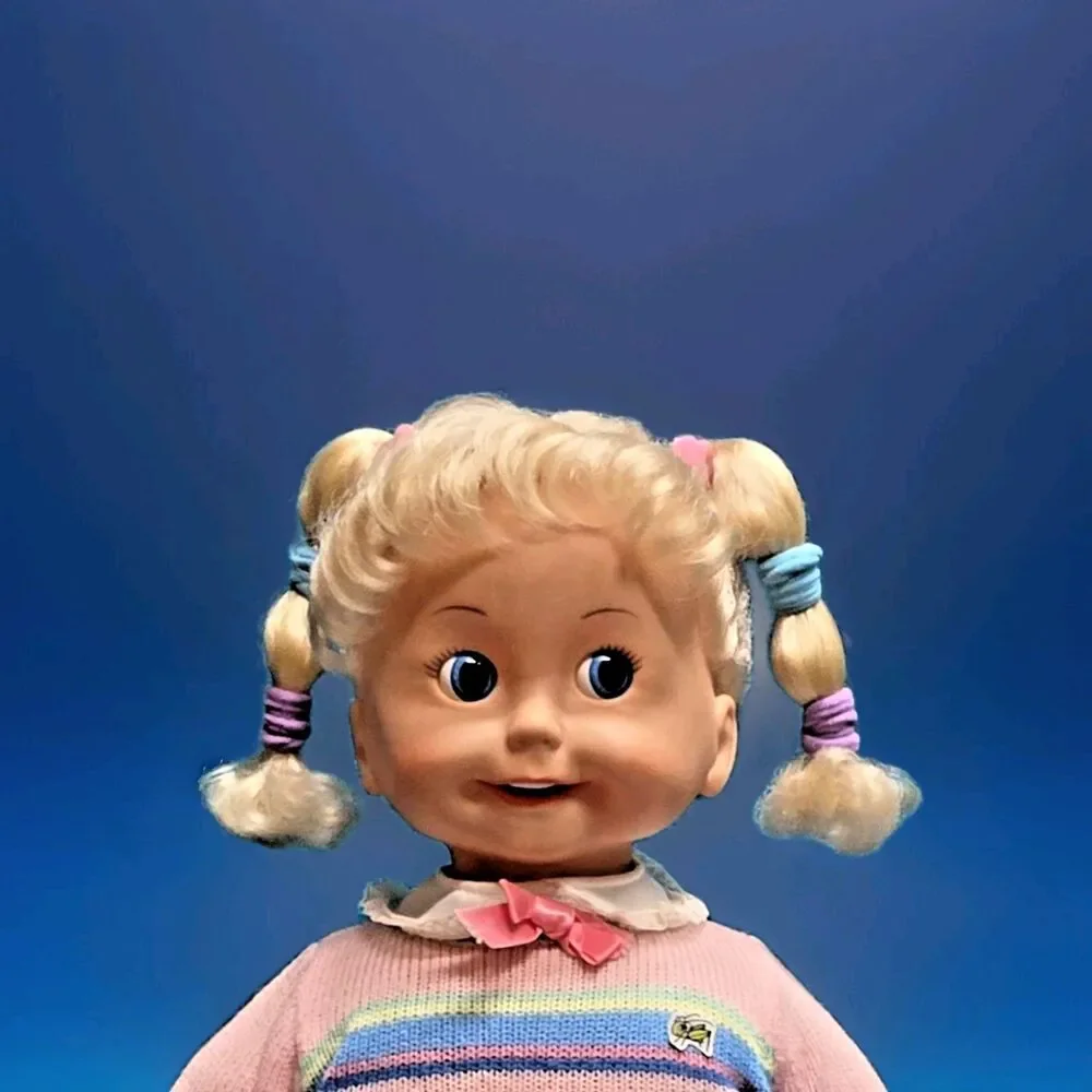 1986 PLAYMATES Doll 🎀 CRICKET Talking WORKS Eyes Mouth Move TESTED Video